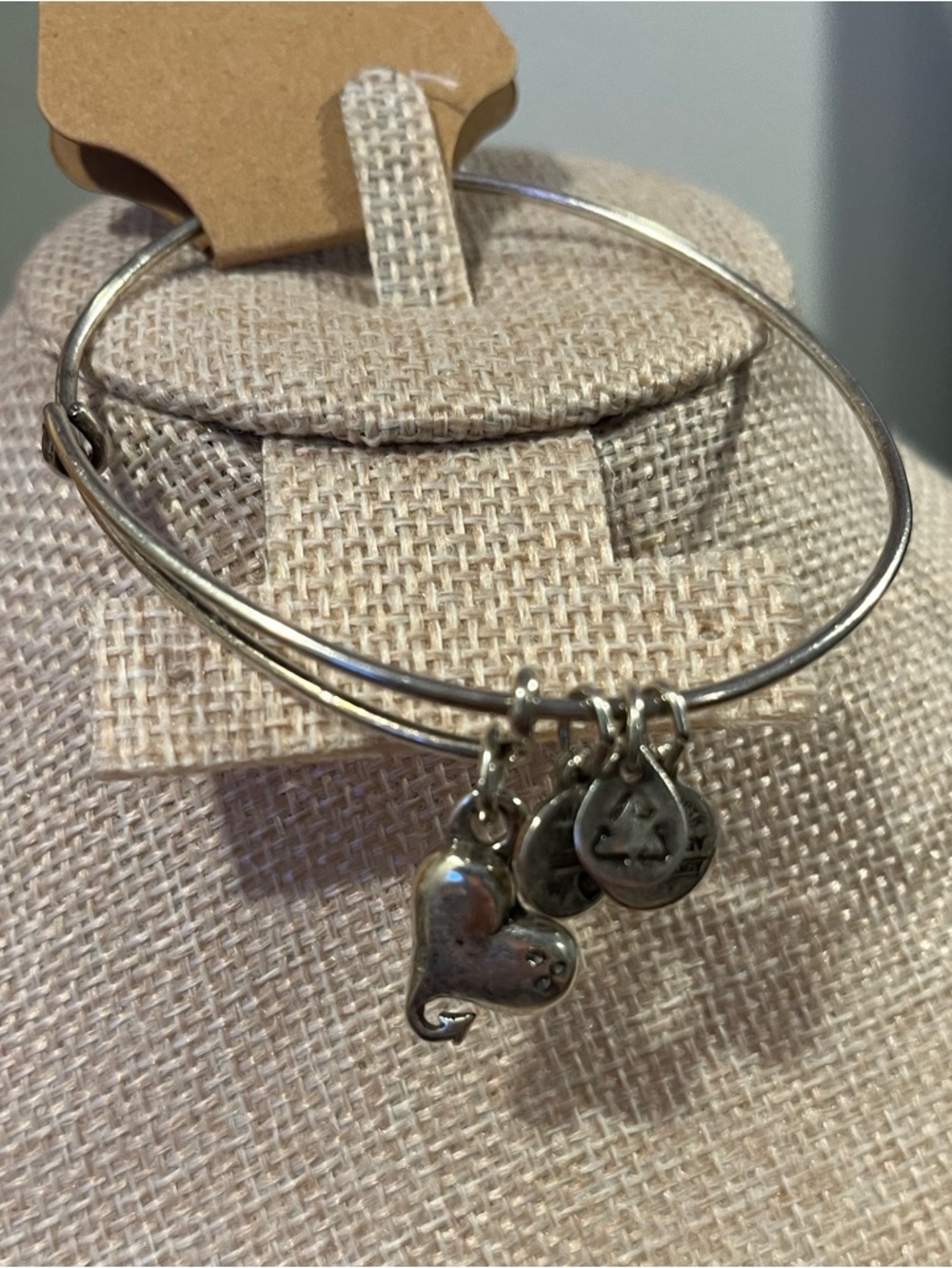 🌈 3/$10 ALEX & ANI Heart Charm Bracelet